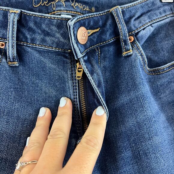 Chip & Pepper Syd Skinny Ankle Embroidered Jeans Size 30 - Picture 6 of 9